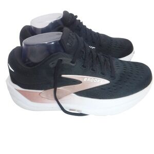 Brooks Ghost Max Womens Running Shoes Black Rose Gold 1204571B043 Size 8